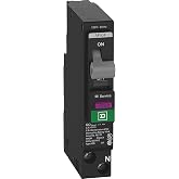 Square D QO 15 amps Arc Fault/Ground Fault Single Pole Circuit Breaker