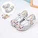 YING LAN Girls Cosplay Dress Wedding Party Shoes Glitter Sequins Low Heel Mary Jane Princess Shoes