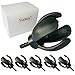 Yuauy 5 PCs 4-Prong Golf Ball Retriever Grabber Pick Up Back Saver Claw Put On Putter Grip