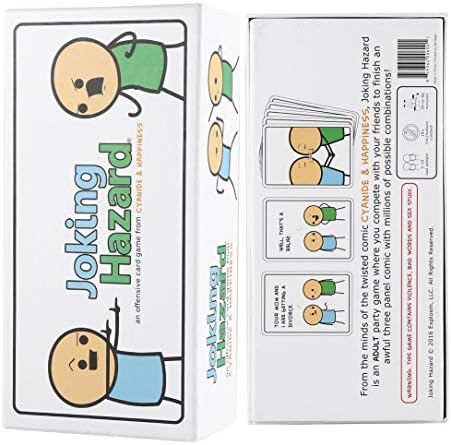 sdfghzsedfgsdfg Easy To Play Joking Hazard Offensive Card Game Party Play Cards Game Educational Toy for Adults Easy Play Table Toys white
