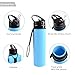Collapsible Water Bottle, YUANFENG 20oz BPA-Free Leak-Proof Lightweight Silicone Sports Travel Camping Water Bottles