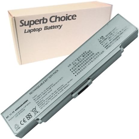 SONY VAIO VGN-CR20 VGN-CR220E/RVGN-CR323/W VGN-CR490 VGN-CR50 Laptop Battery - Premium Superb Choice® 6-Cell Li-ion Battery