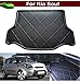 Tiantian Car Mat - Vehicle Mat for Kia Soul 2011-2023, Rear Trunk Protection, TPR Material, Black
