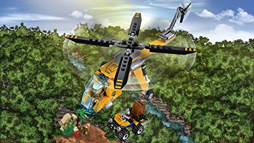 LEGO City 60158 - "Dschungel-Frachthubschrauber Konstruktionsspiel, bunt – Bild 8