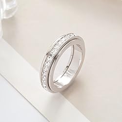 Senteria Fidget Spinner Ring Anxiety Ring for Women