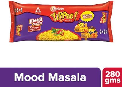 Sunfeast YiPPee Mood Masala Noodles money saver Pack, 280 g