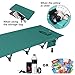 HITORHIKE Camping Cot Compact Folding Cot Bed for Outdoor Backpacking Camping Cot Bed (Green)