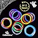 Glow Sticks Bulk Party Supplies - Light Stick Bracelets - Extra Bright Glow in The Dark Party Favors - 8 Inch Bracelet Strong 6mm Thick - 9 Vibrant Neon Colors - Stuffers for Kids - Mix (100 pieces)