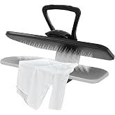 36" Intelligent Steam Press, 1600W 8810D Digital Steam Fabric Press Machine w/Multiple Fabric Settings-Fast Heating, Steam Iron Press w/Touch Screen &amp; Voice Prompts for Clothes Sheets Fabrics (Black)