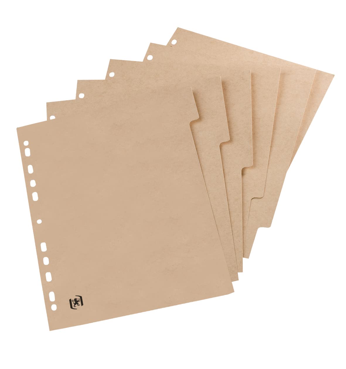 Elba Touareg Suspension File Cardboard Brown 6pièce Divider – Divider (Brown (S), Cardboard, A4, 210 mm x 297 mm 120 g)