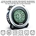 Loud Alarm Clock for Heavy Sleepers - Simple Digital Clock Battery Operated for Hearing Impaired - Easy to Set Electronic Twin Bell Snooze Portable LCD Clock for Kids