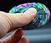 Fidget Spinner, Spinning Fidget Toy, made with Durable Zinc Alloy. A Hand Spinner, Stress Reducer, UFO Shape Rainbow Spinner Fidget toy,Great help for Anxiety. By WooCool (Rainbow Color) …