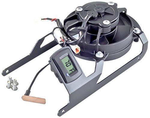 image for Trail Tech 732-FN1 TTV Temperature Switching Digital Radiator Fan Kit,