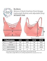 Re.Born Womens Crisscross Strappy Sexy Caged Bra Bralette Ligero sin costuras Yoga Crop Top NO PAD S-3XL 1 2 3 4 sets