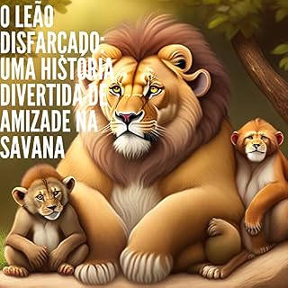 Livro O Leão Disfarçado: Uma História Divertida de Amizade na Savana