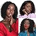 Sunber Brazilian 100% Unprocessed Virgin Kinky Curly Human Hair Weave 3 Bundles Deep Curly Hair Extensions Mixed Length Natural Color (8 10 12inch)