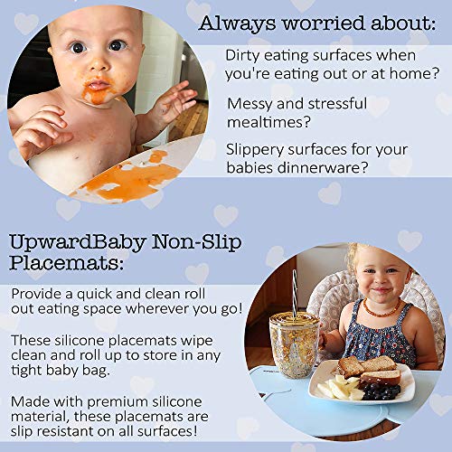 2 UpwardBaby+Silicone+Slip+Placemat+BabyToddlers