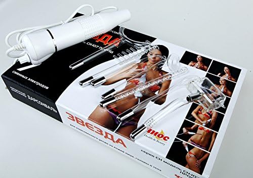 NEW 7 Electrode Compact Professional Grade Portable Handheld High Frequency Facial Machine