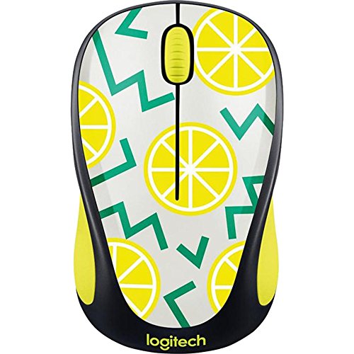 Logitech M325 C RF Wireless Optische Maus, 1000 DPI (Dots Per Inch), Schwarz/Grün/Grau/Gelb (RF Wireless Mouse, Schreibtisch, Drucktasten, Rad, Optisc