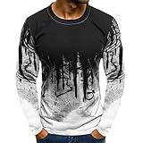 Sunhusing Men's Casual Slim Basic Gradient Solid