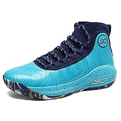 Angugu Mens Basketball Shoes High Top Fashion