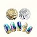 Sindy Mixed 2Pcs Nail Rose Gold Silver Paillette Flake Chip Foil Sequin Power 3D Nail Art Glitter Decoration