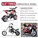 [Get Sports Gloves Free]110/50-6.5 Rear Tire+Inner Tube for 40cc 47cc 49cc Mini Pocket Bike Scooters Dirt Pit Bike