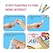 Aquadoodle Mat Aqua Doodle Mat, Kids Toys Large Water Drawing Mat Toddlers Painting Board Writing Mats in 6 Colors with 2 Magic Pens and 1 Brush for Boys Girls Educational Size 34.5