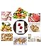 Pelisy Digital Food Scale Touch screen Kitchen Scale, Tempered Glass Surface, 11lb 5kg, White