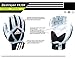 adidas Scorch Destroy 2 Lineman Adult Gloves, Full Finger, Gray/Black, X-Large