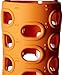 Lifefactory 22-Ounce BPA-Free Glass Water Bottle with Leakproof Cap and Silicone Sleeve, Orange
