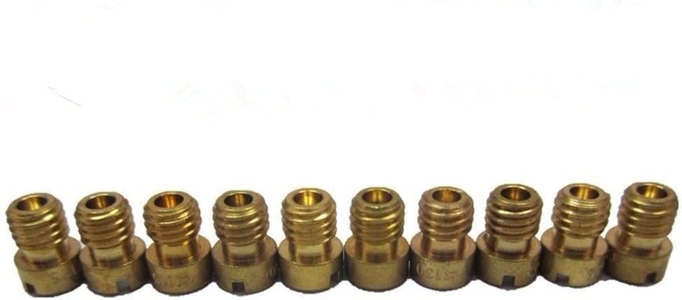 10pcs Carburetor Main Jet Kit for PWK Keihin OKO CVK 100, 105, 108, 110, 115, 120, 125, 130, 135, 140
