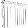 AB Wall-Mounted Aluminum Radiator Heater with 10 Panels, Hot Water Radiator Heater for Room Heating, Hydronic System and Gree