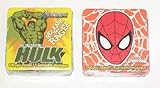 2 Different Marvel Heroes Magic Pop Up TOWEL Wash Cloths - Incredible Hulk & Spider Man