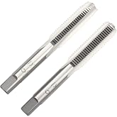 Aceteel M8 X 1.25 Metric Hand Tap, Right Hand M8 X 1.25mm Threading Hand Tap 1Pair