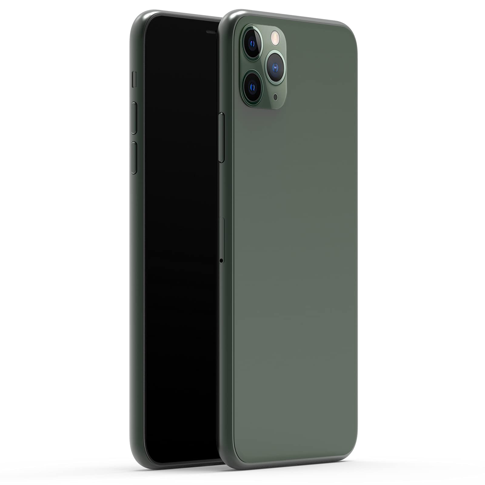 Photo 1 of DDAWEFRT Dummy Display Phone 11 Pro Max Replica - 6.5 inch Black Screen, Non-Working, 1:1 Scale, Midnight Green, Card Slot