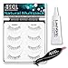 Ardell Fake Eyelashes Value Pack - Natural Multipack Babies, LashGrip Strip Adhesive, Dual Lash Applicator - Everything You Need For Perfect False Eyelashes