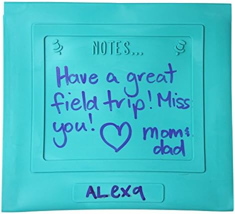 Reusable Lunch Bag for Sandwiches or Snacks with Personalized Notes, School Lunch Bag, Eco-Friendly Bag, Snack Bag, Great for Summer Camp, Seen on the Today Show, By spbang, Ocean Blue Colored