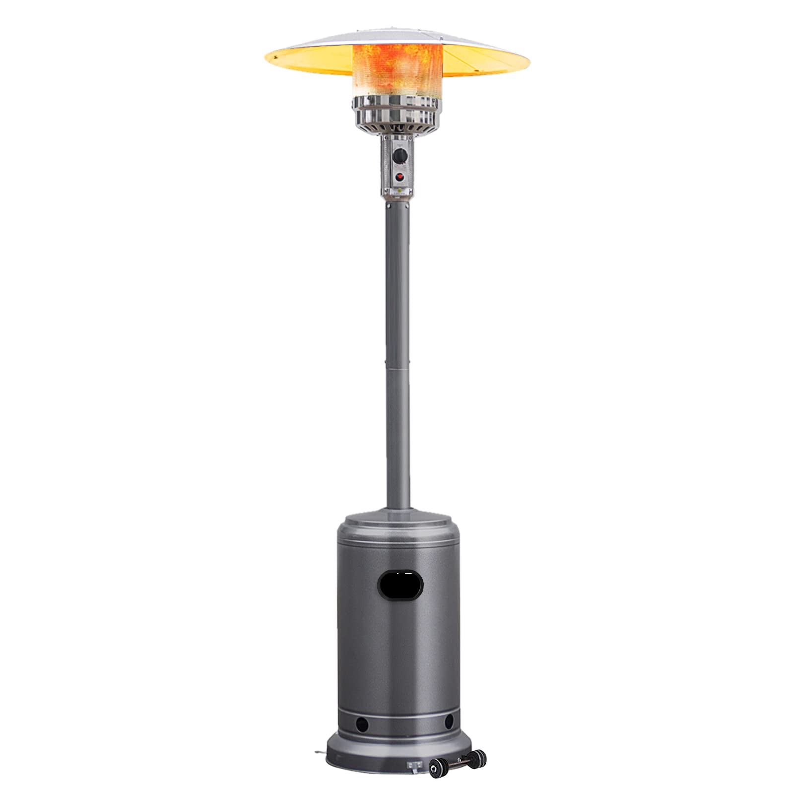 Photo 1 of ***SIMILAR PRODUCT*** Giantex 50,000 BTU Propane Patio Heater for Outdoor Use, Heat Lamp With Wheels, Trip-over Protection & CSA Certified for Commercial and Household (Grey)