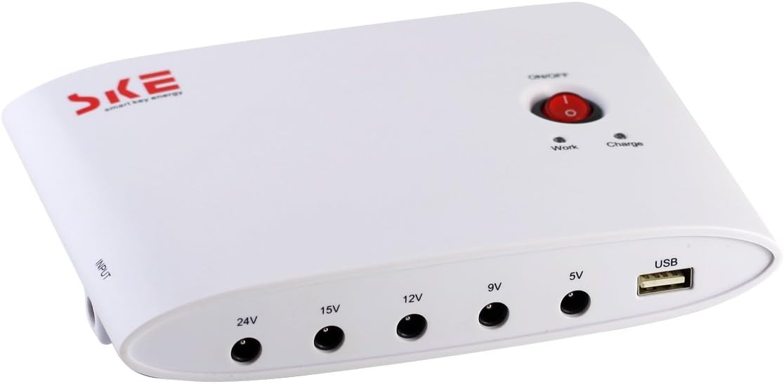 Uninterrupted Power Bank Supply Built in 7800mah SK313T 11-13V DC Mini UPS