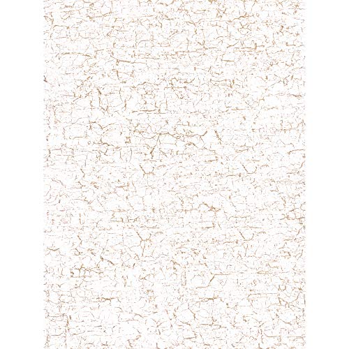 Décopatch Papier No. 444 Packung mit 20 Blätter (395 x 298 mm, ideal für Ihre Papmachés) weiß, craquelé