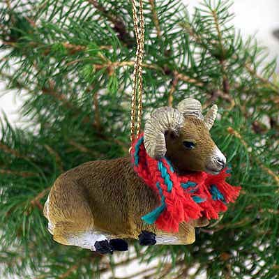 1 X Big Horn Sheep Ornament