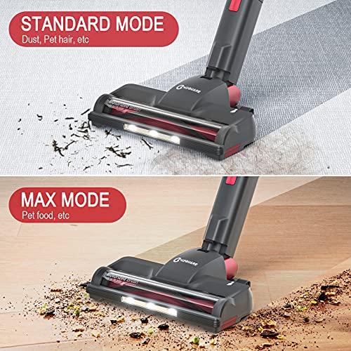NEQUARE Cordless Vacuum Cleaner, 175W Stick Vacuum Cleaner with Self