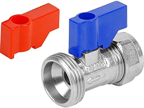 JDS Hardware Washing Machine Tap - 15MM x 3/4" Straight (PACK 2)