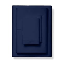 1000-Thread-Count 100% Pure Cotton Bed Sheets -4 Pc