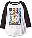 Star Wars Girls' Long Sleeve T-Shirt, Long Sleeve Jet Black, Large-10