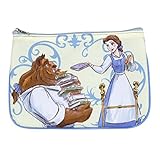 Everything Mary Beauty and The Beast Cosmetic Pouch by Disney | Case for Makeup, Toiletries, and Cosmetics