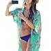 Mansy Women's Chiffon Swimsuit Cover Up Beach One Size, Green
