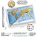 Scratch off travel map of the world - Easy to scratch off world travel map tracker - 33 x 24 Poster