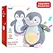Baby Shower Gifts with Night Light Sleep Aid, Soother White Noise Sound Machine with 40 Lullabies, New Baby Gift Smart Sleep Soother Portable Soft Stuffed Animal for Babies(9.5in)
